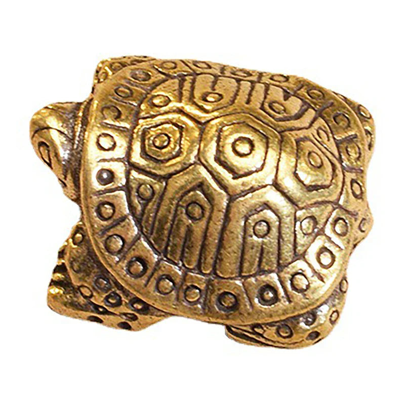 1Pc Antik Aussehende Solide Messing Schildkröte Ornament Tier Skulptur Home Office Schreibtisch Dekorative Wohnkultur Boho