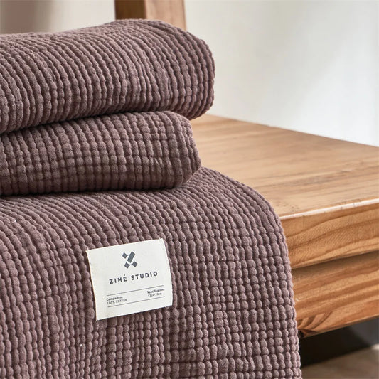 Baumwoll-Gaze-Wurfdecke