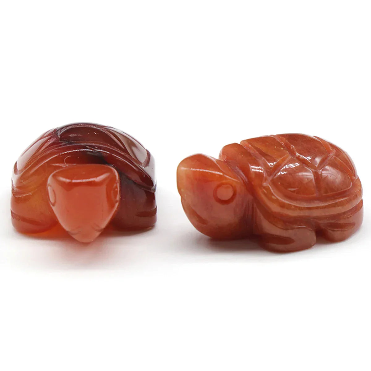 Mini Naturstein Schildkröte Figur – Handgefertigtes Kristalltier für Chakra-Heilung & Boho Wohnkultur